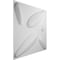 Ekena Millwork Petal EnduraWall Decorative 3D Wall Panel, White, 19 5/8"W x 19 5/8"H WP20X20PLWH - alternate 6